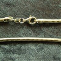 Sterling Silver 7.5" Snake Chain Bracelet