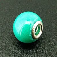 Charm Bead with Sterling Silver Lining