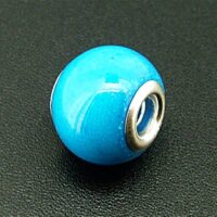 Charm Bead with Sterling Silver Lining