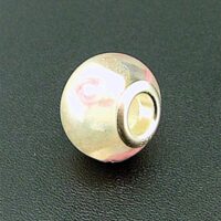 Charm Bead with Sterling Silver Lining