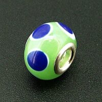 Charm Bead with Sterling Silver Lining