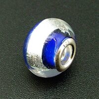 Charm Bead with Sterling Silver Lining