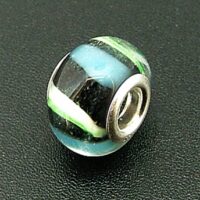 Charm Bead with Sterling Silver Lining