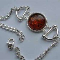 Amber Flexible Chain Bracelet