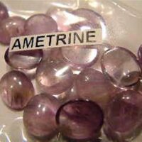 Ametrine Dome Polished Oval Cab