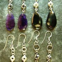 925 Silver Pendant Style Earrings