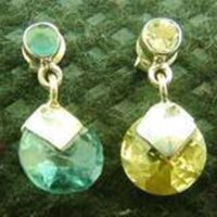 925 Silver Pendant Style Earrings