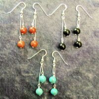 925 Silver Pendant Style Earrings