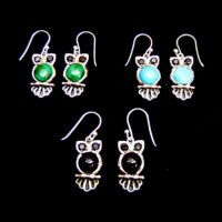 925 Silver Pendant Style Earrings