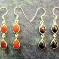 925 Silver Pendant Style Earrings