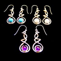 925 Silver Pendant Style Earrings