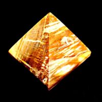 Pyramid in Petrified Wood