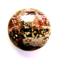Orbicular Jasper Polished Pebble/Palmstone
