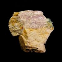 Mica with Watermelon Tourmaline in Feldspar Crystal Specimen