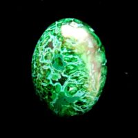 Malachite Dome Polished Oval Cabochon