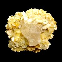 Muscovite Mica Formation on Quartz Specimen