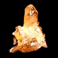 Tangerine Quartz Cluster Specimen