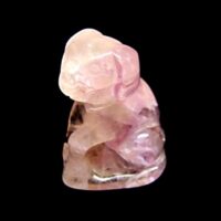 Carving Of A Dog in Fluorite