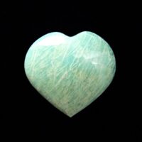 Amazonite Puff Heart