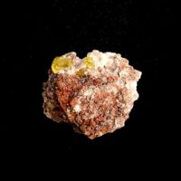 Fluorapatite Crystals in Matrix Specimen