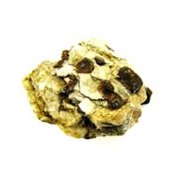 Garnet in Mica Raw Crystal Specimen