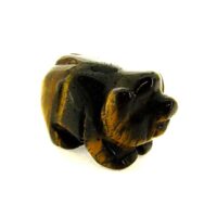 Carving Of A Pig in Tigerseye