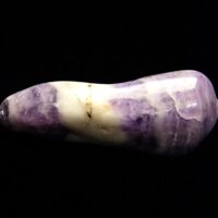 Chevron Amethyst Polished Pebble Specimen
