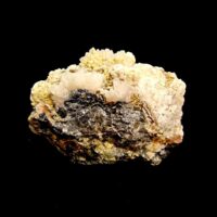 Quartz Cluster Formations on Pyrite Crystal Specimen