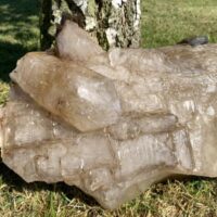 Smokey Quartz Elestial Plate Specimen