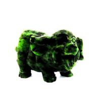 Carving Of A Pig in Zoisite