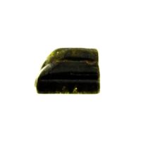 Green Tourmaline Crystal Specimen (Part Polished)
