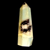 Caribbean Calcite Polished Point Specimen