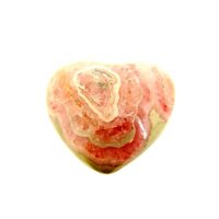 Puff Heart in Rhodochrisite
