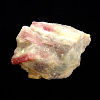 Pink Tourmaline in Quartz Raw Crystal Specimen