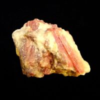 Pink Tourmaline in Quartz Raw Crystal Specimen