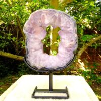 Amethyst Geode Slice/Ring Specimen