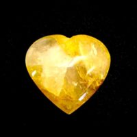 Large Puff Heart in Hematiod Quartz