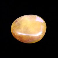 Aqua Aura Quartz Polished Palmstone