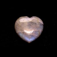 Labradorite Mini Puff Heart