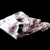 Chevron Amethyst Crystal Specimen (Partially Polished)