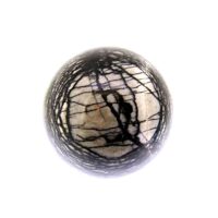 Gemstone Sphere in Spider'S Web Jasper