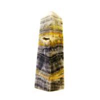 Gemstone Obelisk in Bumble Bee Calcite
