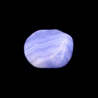 Blue Lace Agate Polished Pebble Specimen