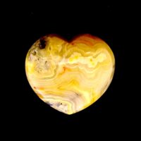 Crazy Lace Agate Puff Heart