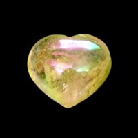Angel Aura Quartz Puff Heart
