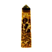 Gemstone Obelisk in Banded Aragonite