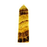 Gemstone Obelisk in Banded Aragonite