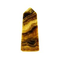 Gemstone Obelisk in Banded Aragonite