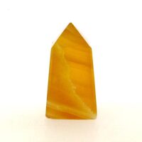Gemstone Obelisk in Honey Calcite