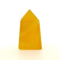 Gemstone Obelisk in Honey Calcite